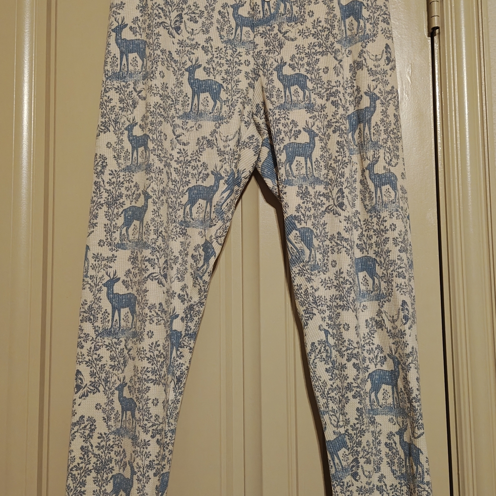 NWOT FREE PEOPLE Snow Chill Evening Thermal Pajama Pants Only Sz M - Picture 5 of 10
